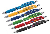 Joplin bright soft logo stylus pens