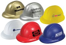 Promotional Squishies Hard Hat Shaped