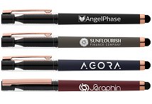 Kappa soft rose gold gel stylus pens