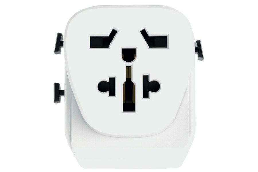 Plug face of the travel adaptor